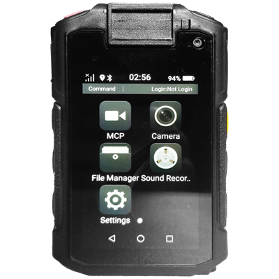 4G / LTE Commander Body Camera. Video Live Streaming, Push to Talk, GPS Tracking and SMS Messaging Capability and Dock & Go Technology