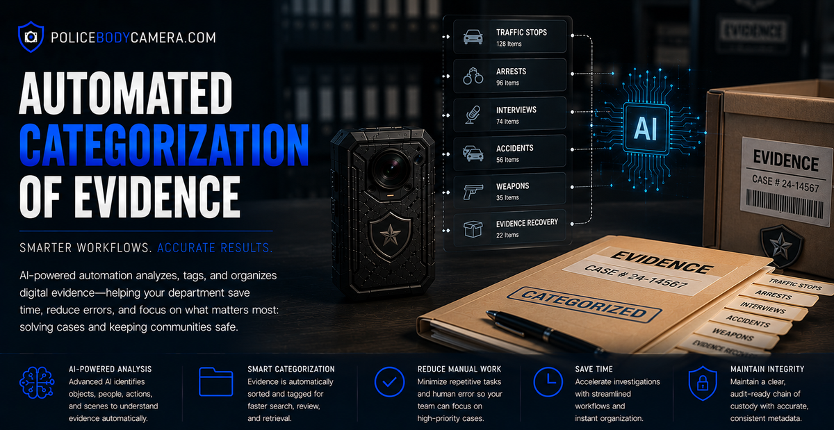 Automated Categorization of Evidence – Police Body Cameras