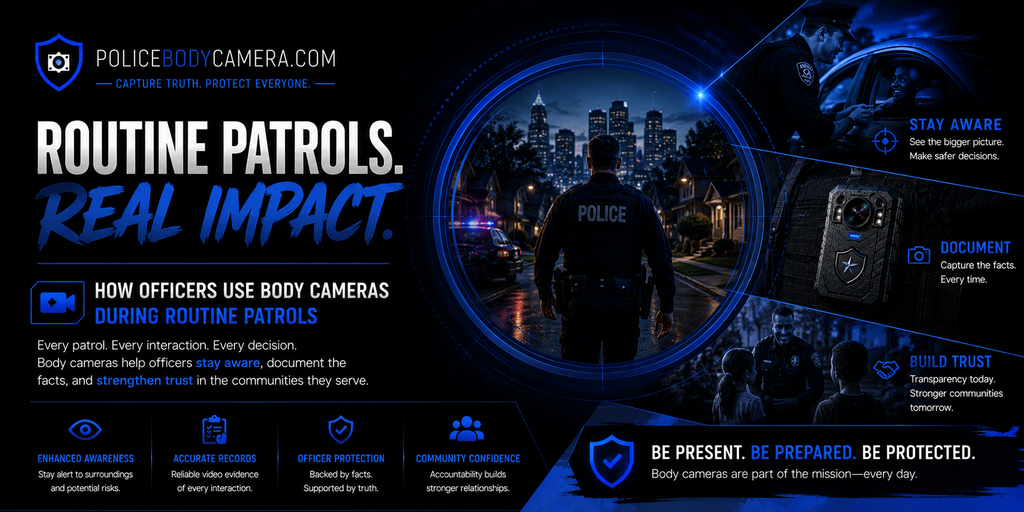 How Officers Use Body Cameras During Routine Patrols – Police Body Cameras
