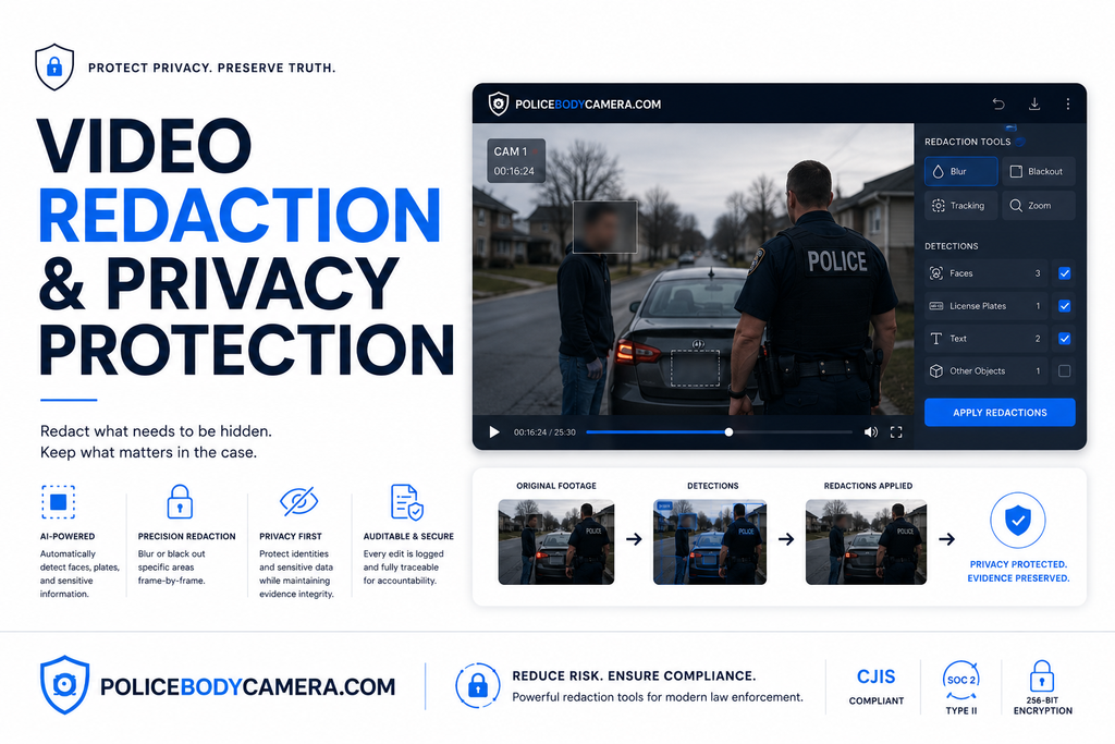 Video Redaction and Privacy Protection – Police Body Cameras