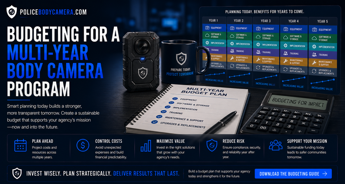 Budgeting for a Multi-Year Body Camera Program – Police Body Cameras