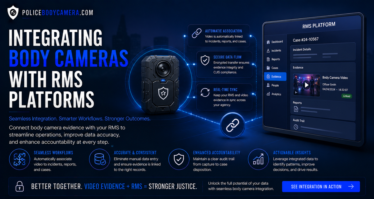 Police Rms Interface Integrating Body Cameras with RMS Platforms – Police Body Cameras