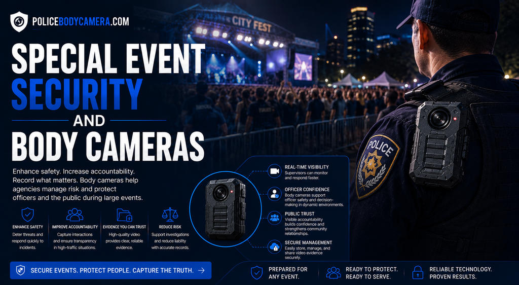 Special Event Security and Body Cameras – Police Body Cameras