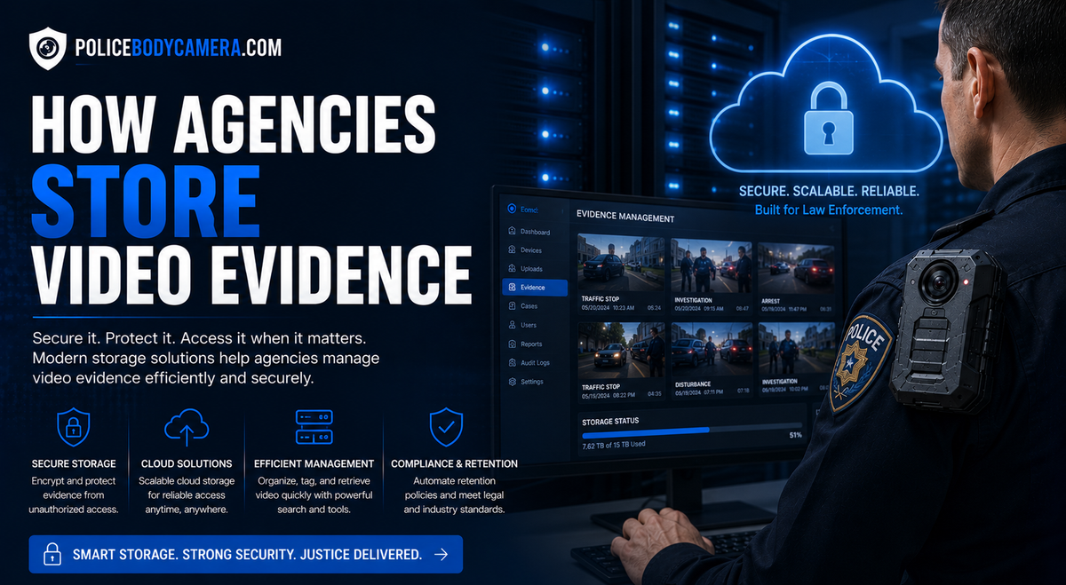 How Agencies Store Video Evidence – Police Body Cameras