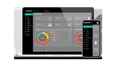 Photo of a body camera connecting to an evidence management software