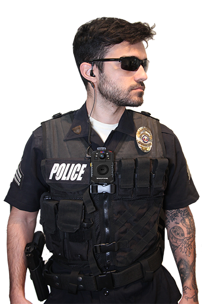 4G / LTE Commander Body Camera. Video Live Streaming, Push to Talk, GPS Tracking and SMS Messaging Capability and Dock & Go Technology