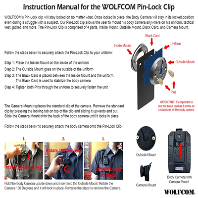 Halo Pin Lock Clip Body Mount