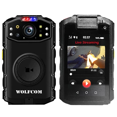 4G / LTE Commander Body Camera. Video Live Streaming, Push to Talk, GPS Tracking and SMS Messaging Capability and Dock & Go Technology